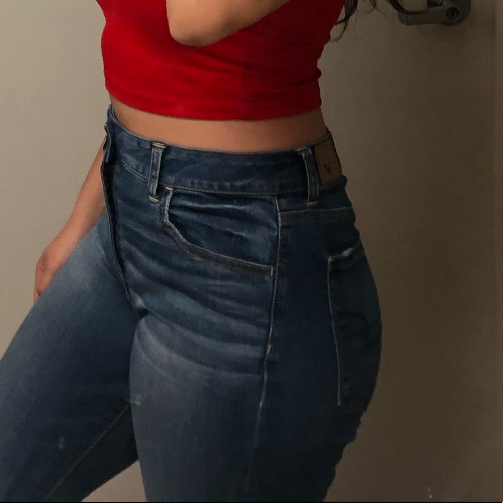 AMERICAN EAGLE HI RISE JEGGING PANTS